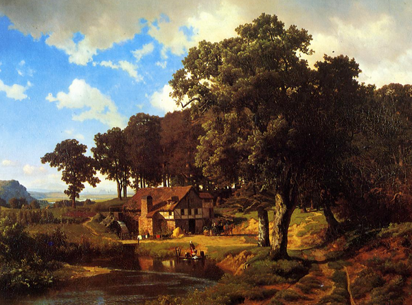 A Rustic Mill | Albert Bierstadt