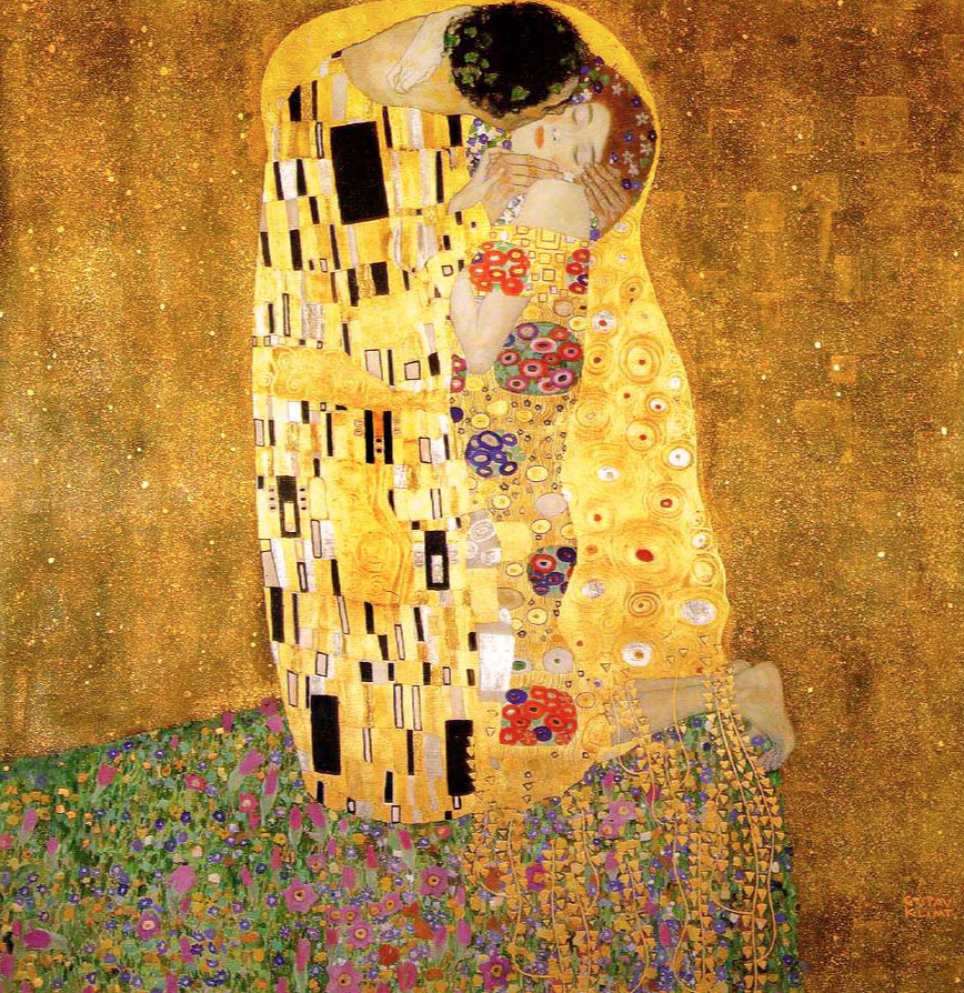 The kiss by Klimt