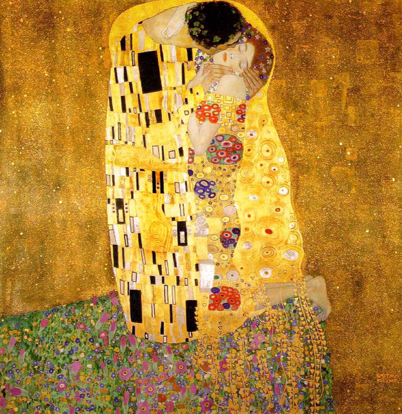 The kiss by Klimt