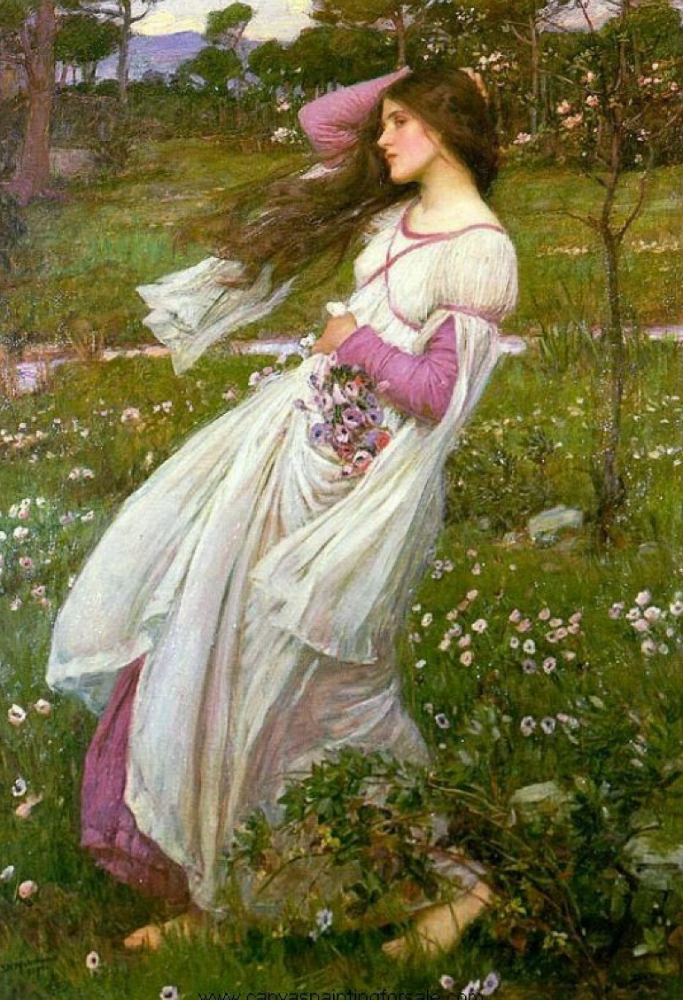 Windflowers by Waterhouse