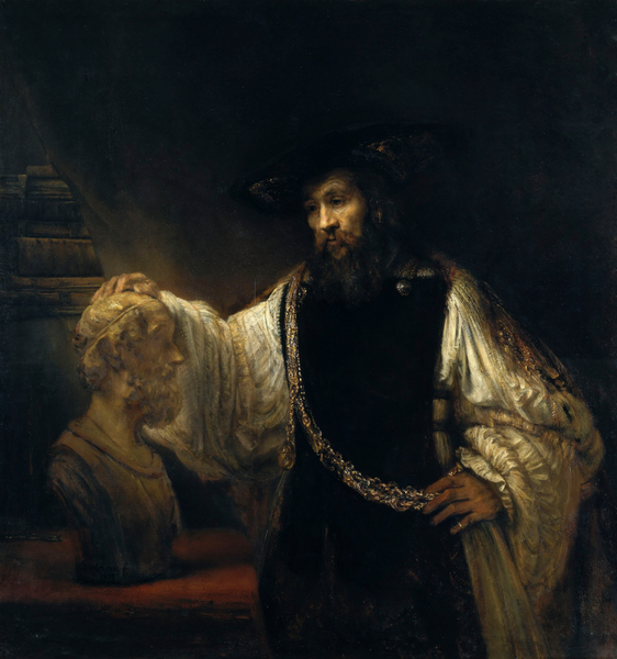 Aristotle with a Bust of Homer | Rembrandt