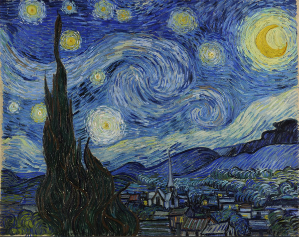 Starry night by Van Gogh